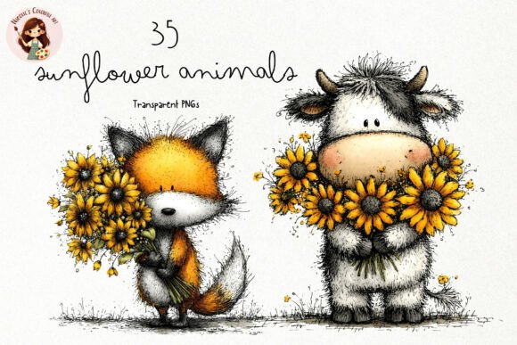 Bringing Warmth to Your Projects with Sunflower Animal PNG Clipart