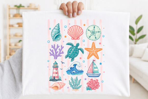Coastal Elements PNG: Your Go-To Beach Clipart for Summer Designs