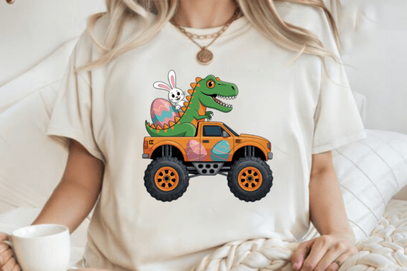 Easter Bunny Dinosaur: A Playful Design Asset for Seasonal Creativity