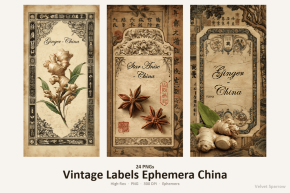 Elevate Your Crafts with Authentic Vintage Chinese Design