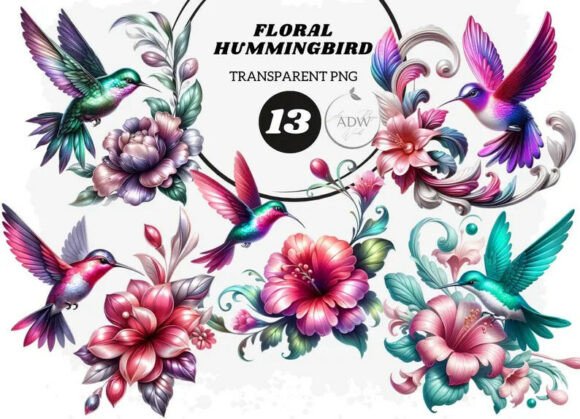 Hummingbird: A Watercolor Typeface for Whimsical Designs
