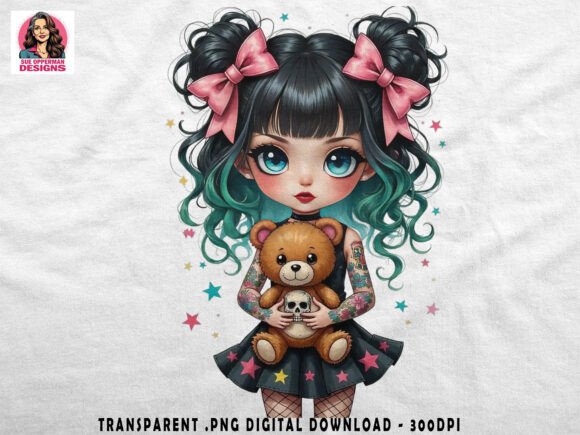 Kawaii Goth Doll | Cute Teddy Art: A Designer's Deep Dive