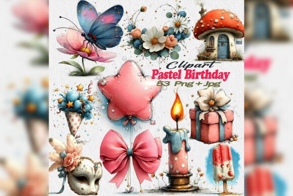 Pastel Birthday PNG Clipart Floral: A Designer's Guide