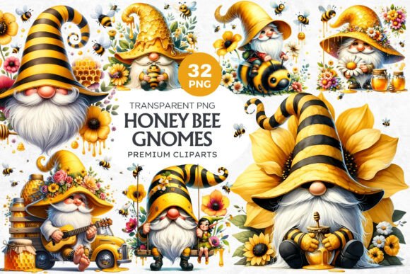 Spring Crafts Come Alive with Honey Bee Gnomes