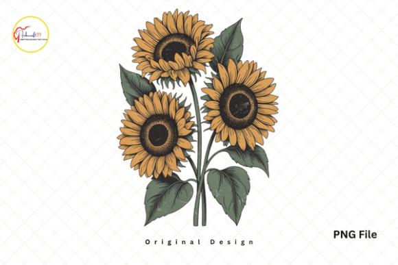 Timeless Charm: Using Vintage Rustic Sunflower PNG Sublimation